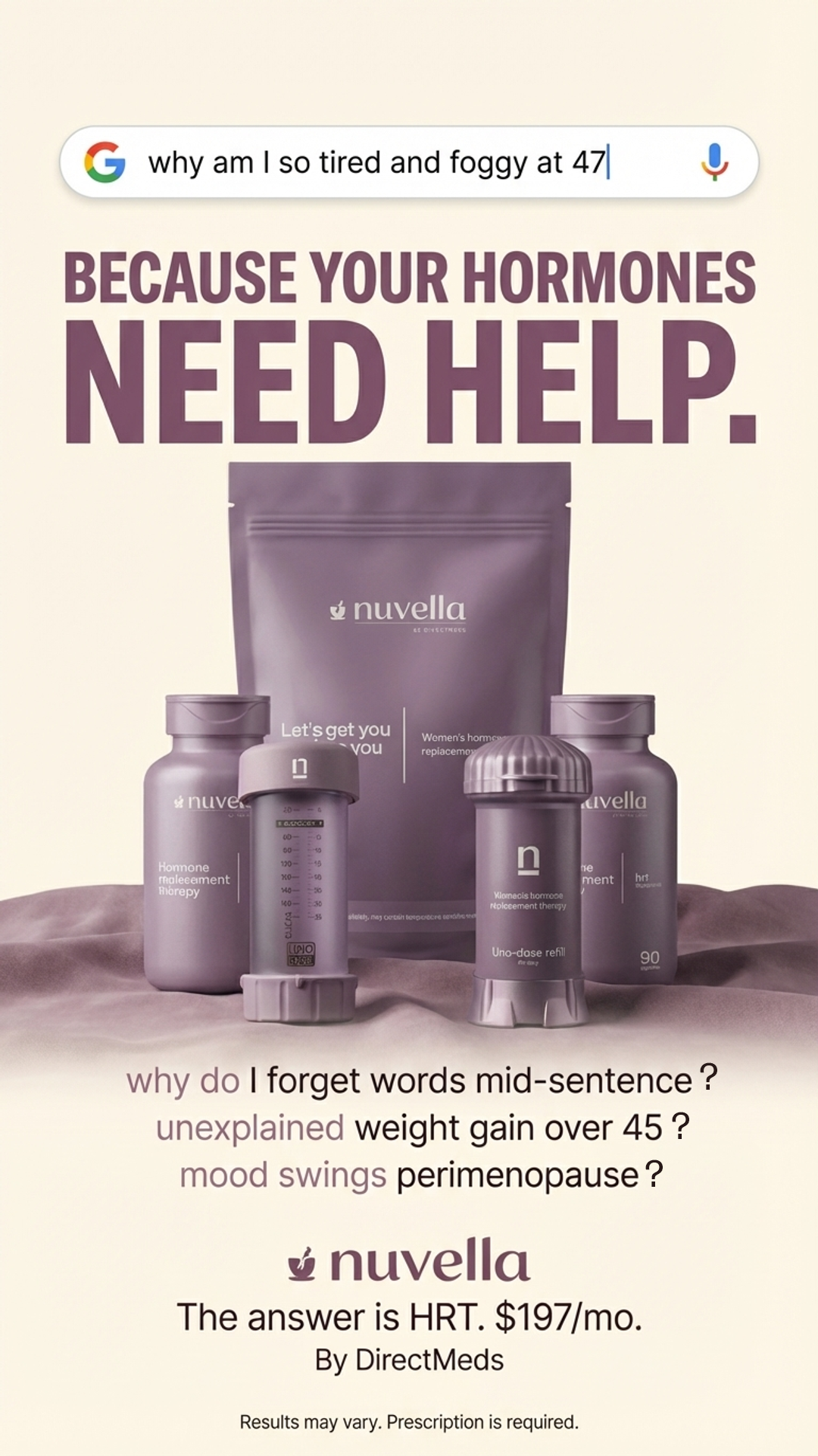 Nuvella USA Facebook ad
