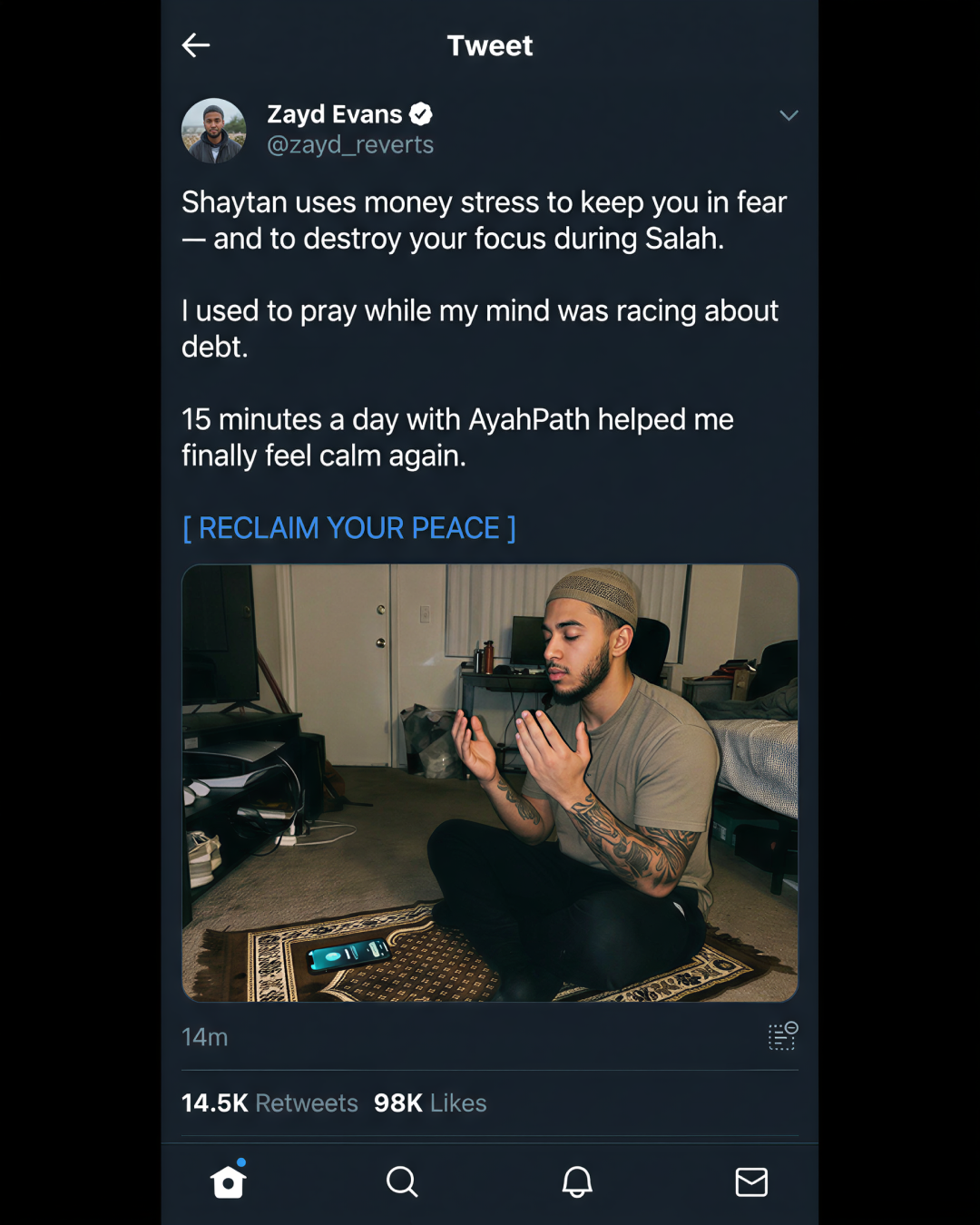 Imam Advice Daily Facebook ad