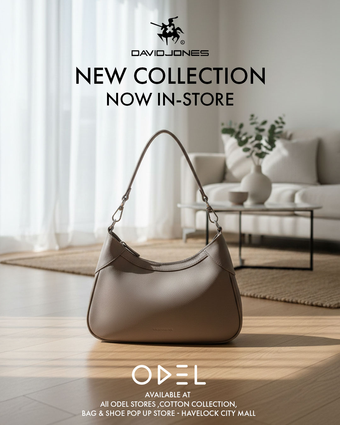 ODEL Facebook ad: DAVID JONES, New Collection