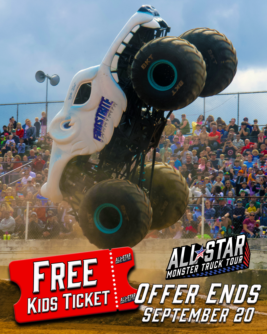 All Star Monster Truck Tour Facebook ad