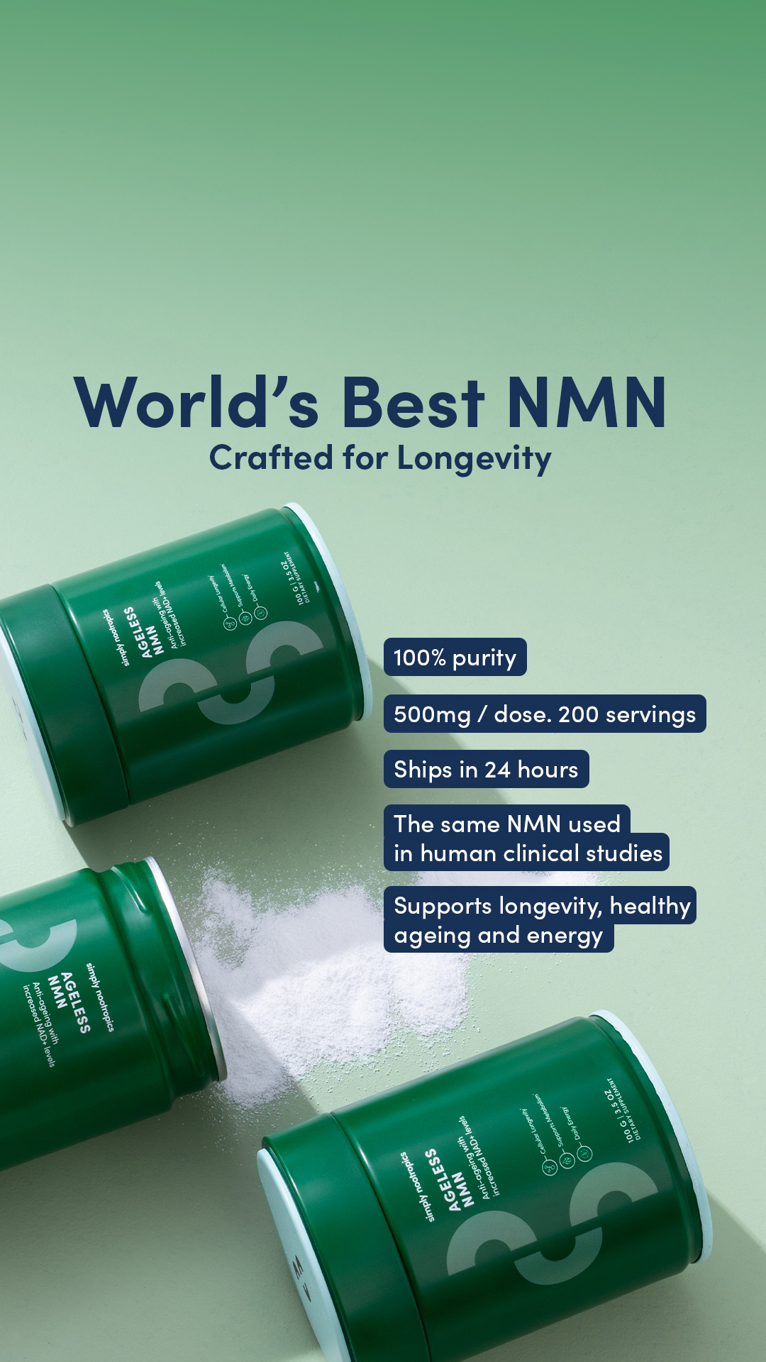 Simply Nootropics Facebook ad