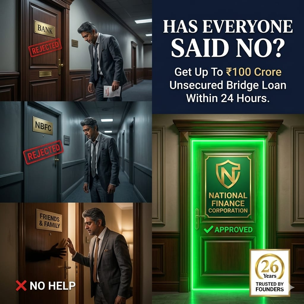 National Finance Corporation Facebook ad: Unsecured Bridge Loan in Less Than 24 Hrs