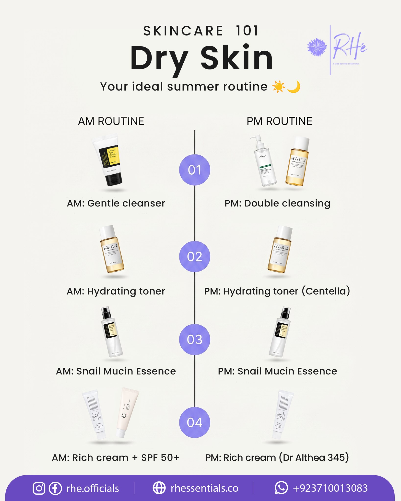 RHé Facebook ad: Flat 20% OFF | Authentic K-Beauty