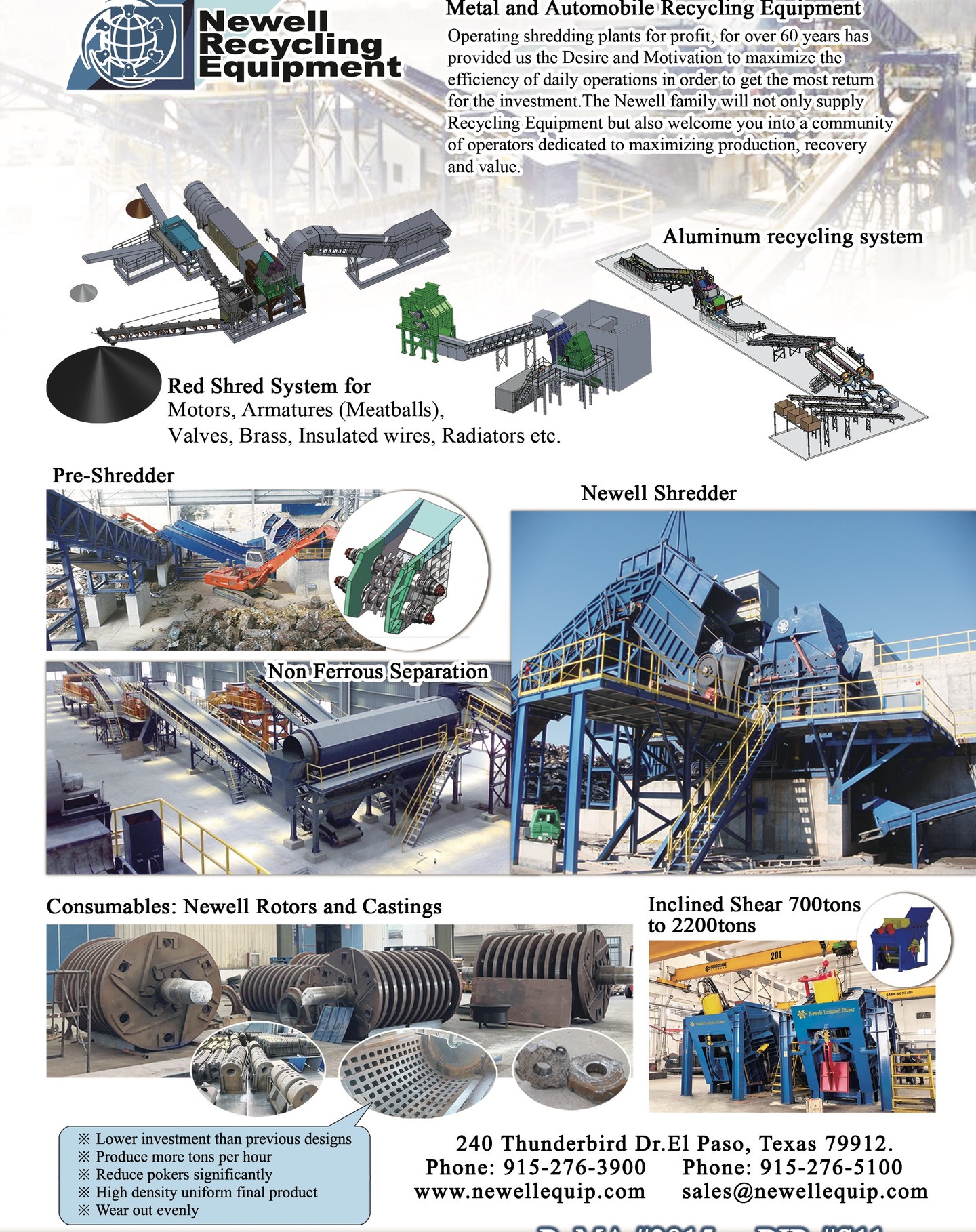 newelleurope Facebook ad: Newell Pre-Shredder, Shredder, Hammermill, Shear Shredder…