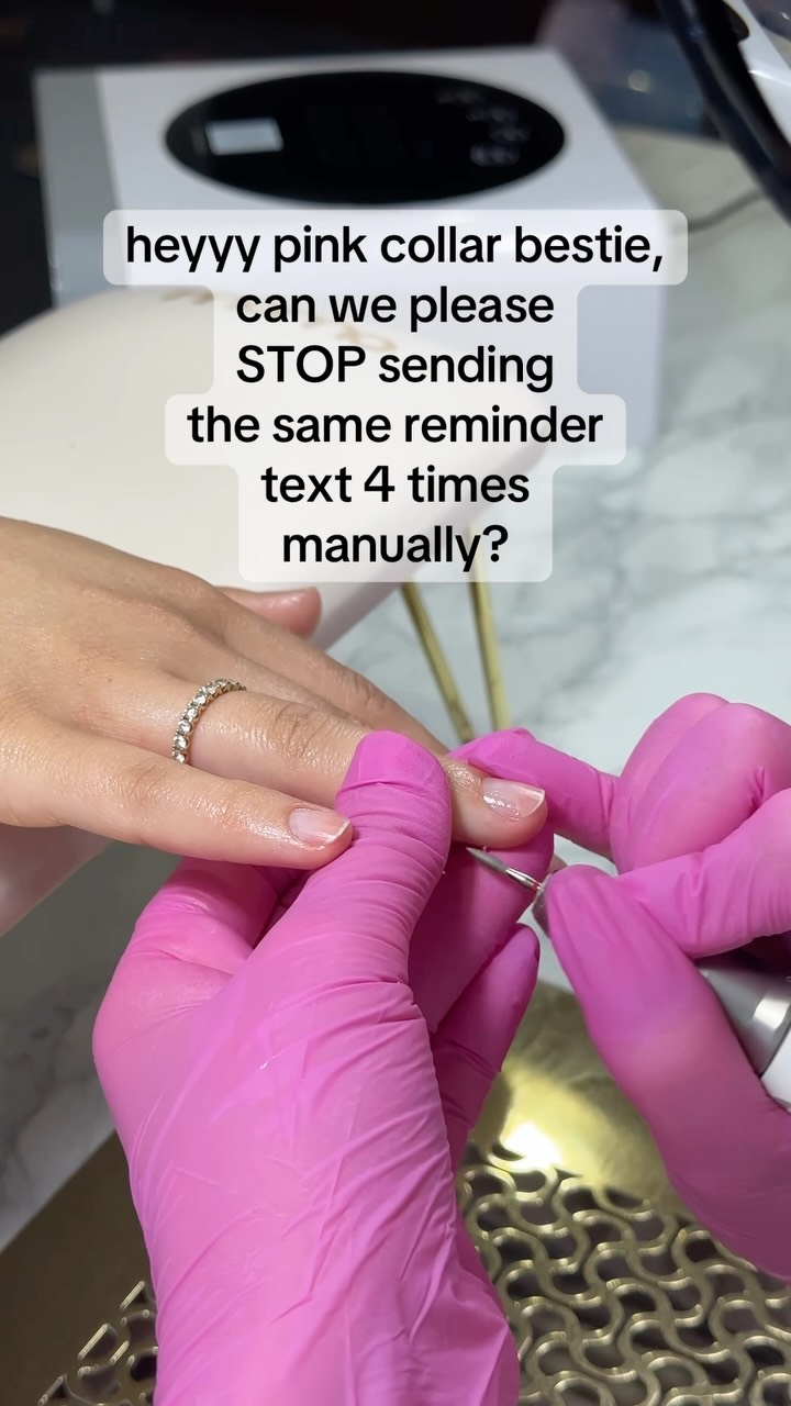 Goldie App Facebook ad: Stop Sending Manual Reminders!