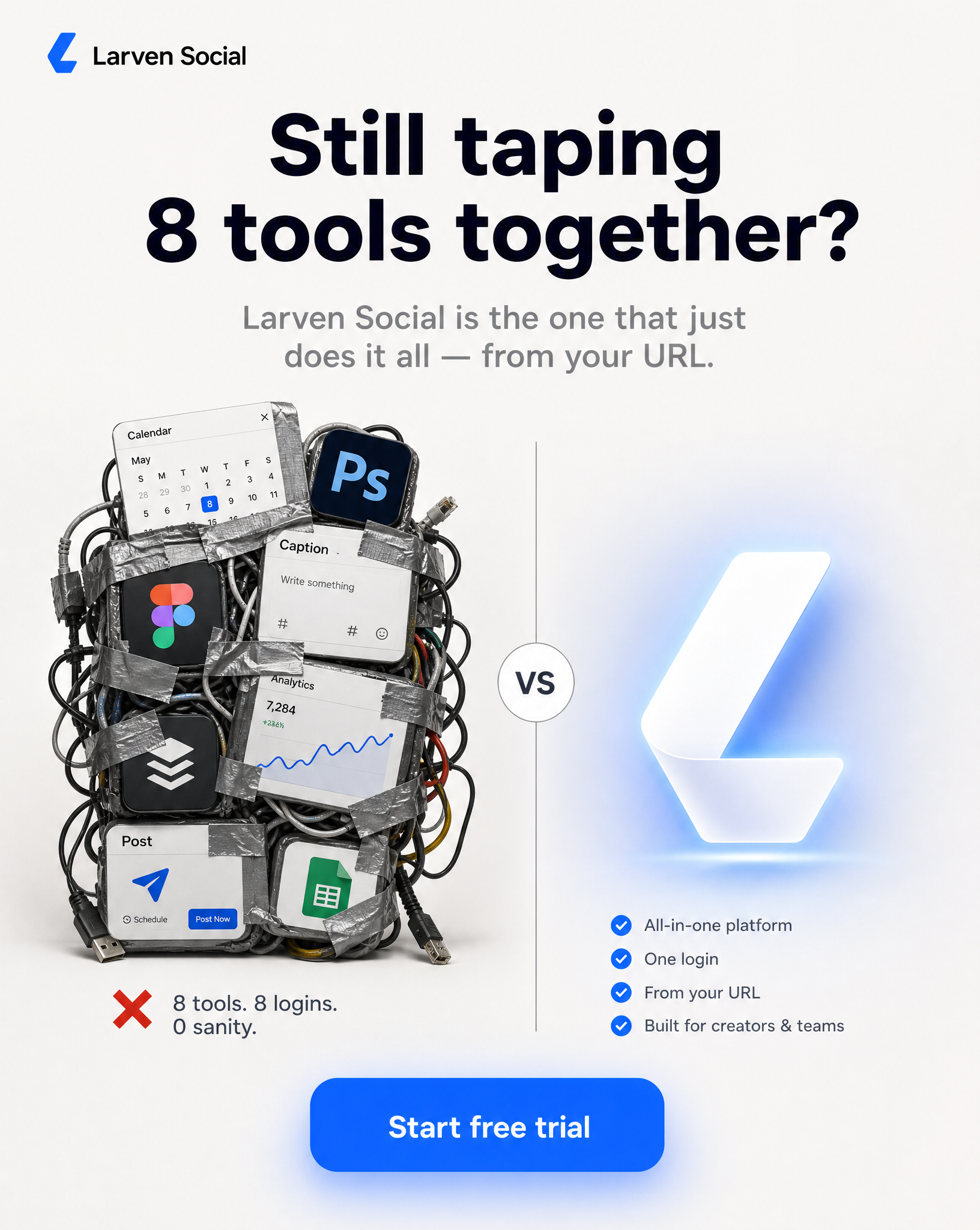 Larven AI Facebook ad