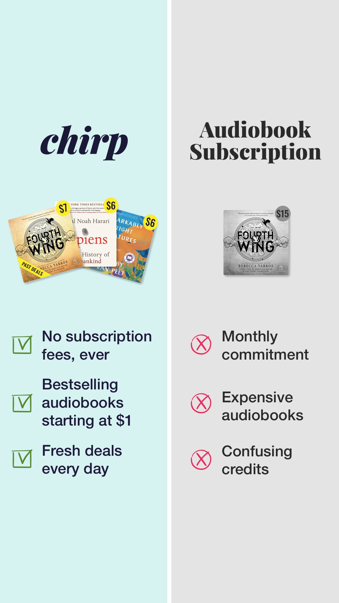 Chirp Facebook ad