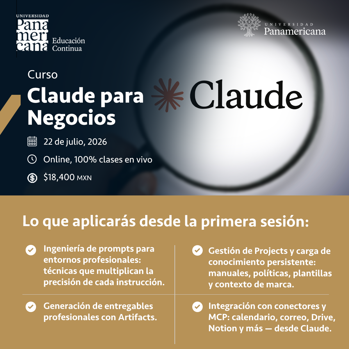 Educación Continua UP CDMX Facebook ad