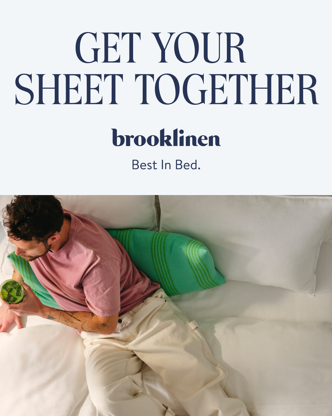 Brooklinen Facebook ad