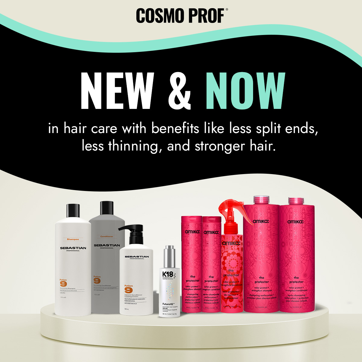CosmoProf Facebook ad: What’s new in hair care