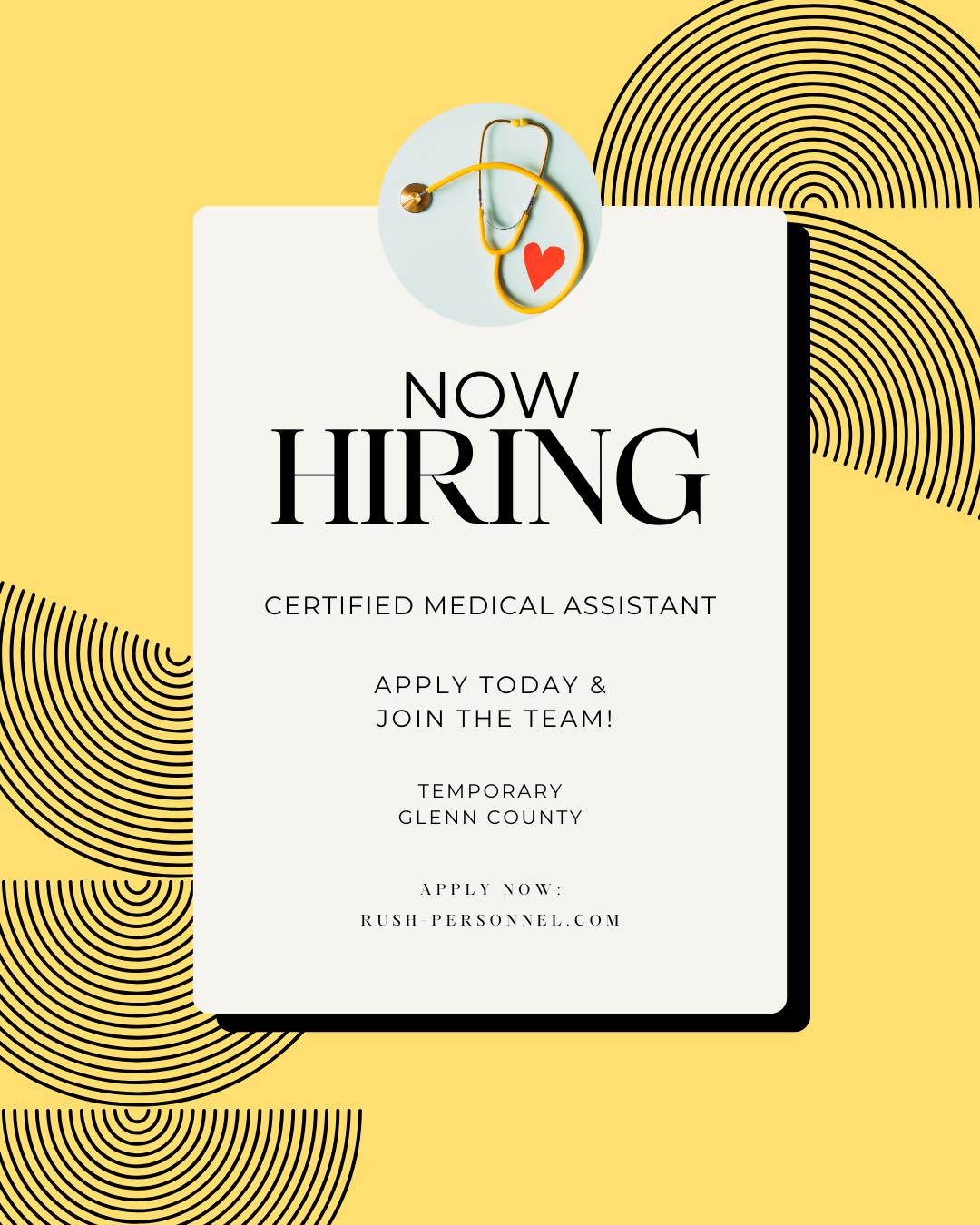 Rush Personnel Services Inc Chico CA Facebook ad