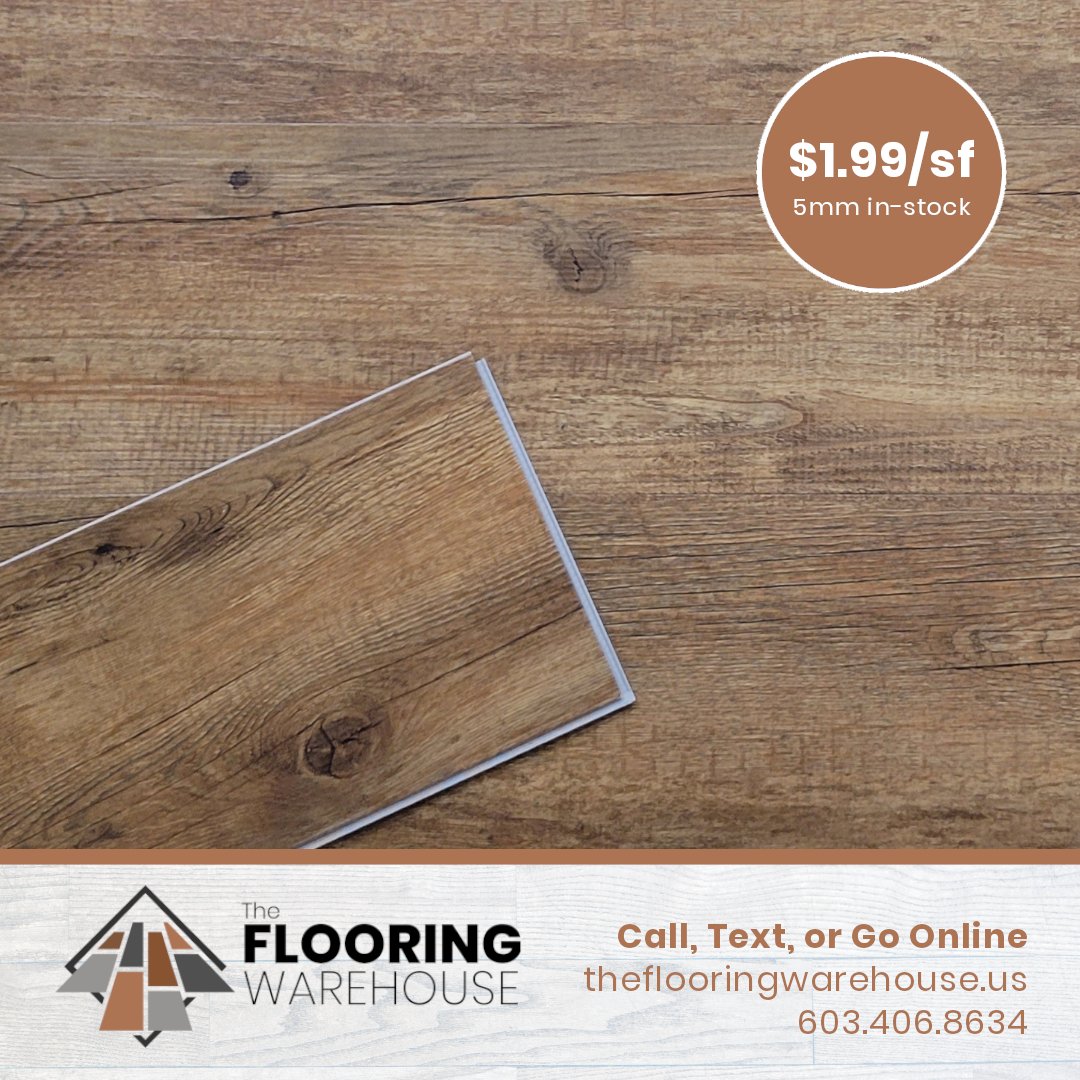 The Flooring Warehouse Facebook ad: We specialize in supplying Luxury Vinyl Plank flooring…