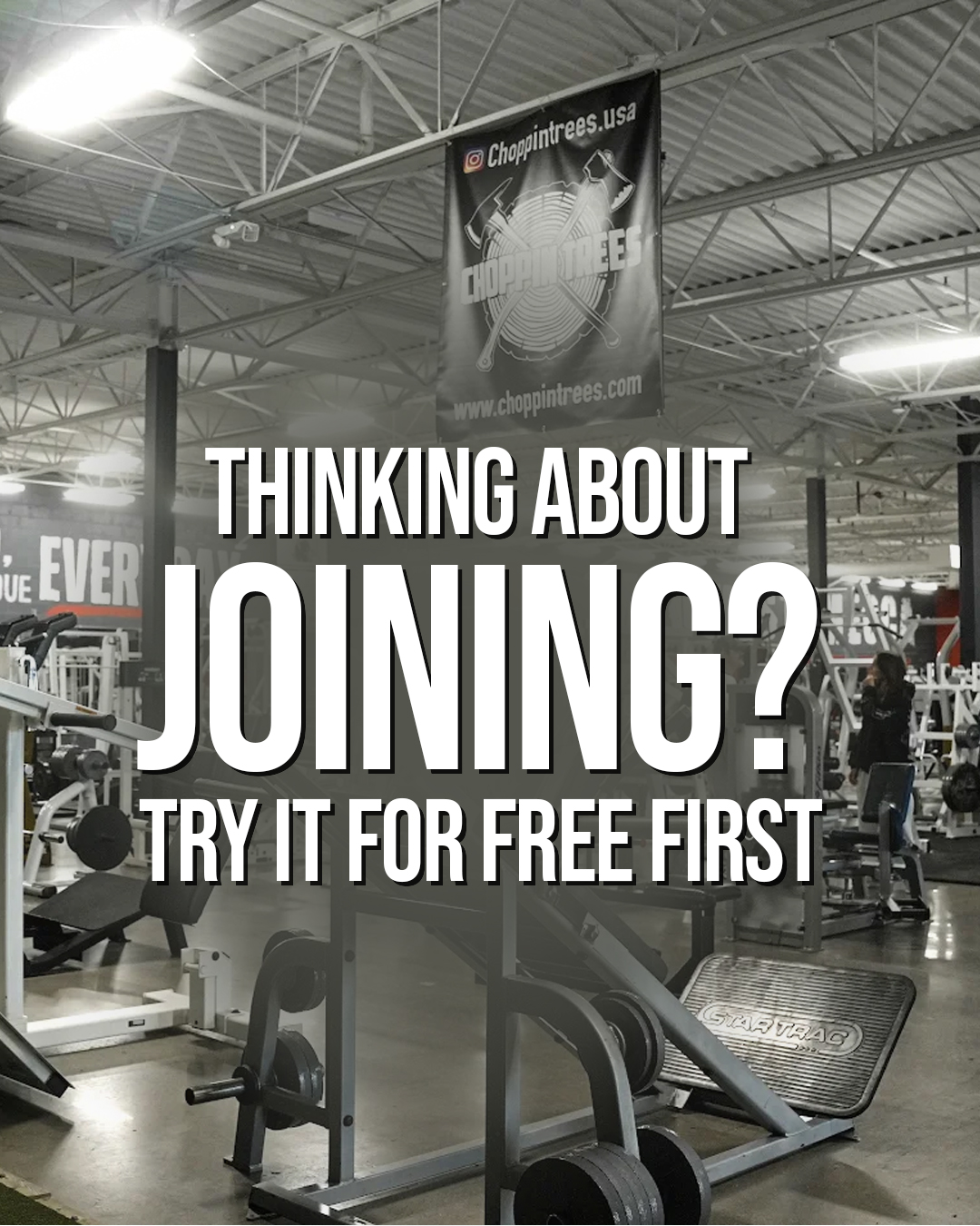 American Muscle Factory Facebook ad: Experience the gym that takes you seriously …