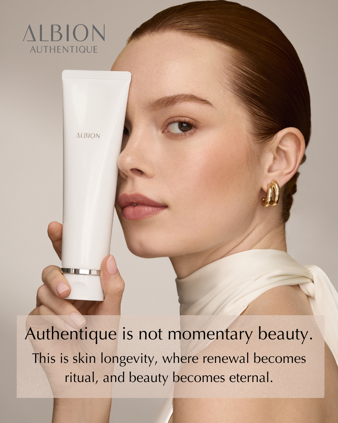 Albion Skincare Facebook ad