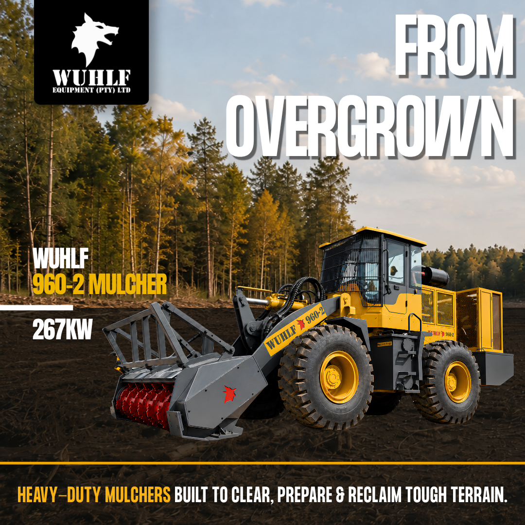 Wuhlf Equipment Facebook ad: Clear, prepare and reclaim tough terrain with Wuhlf…