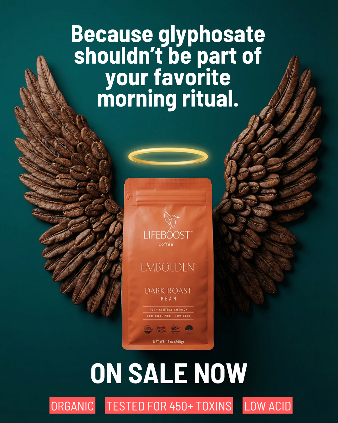 Lifeboost Coffee Facebook ad