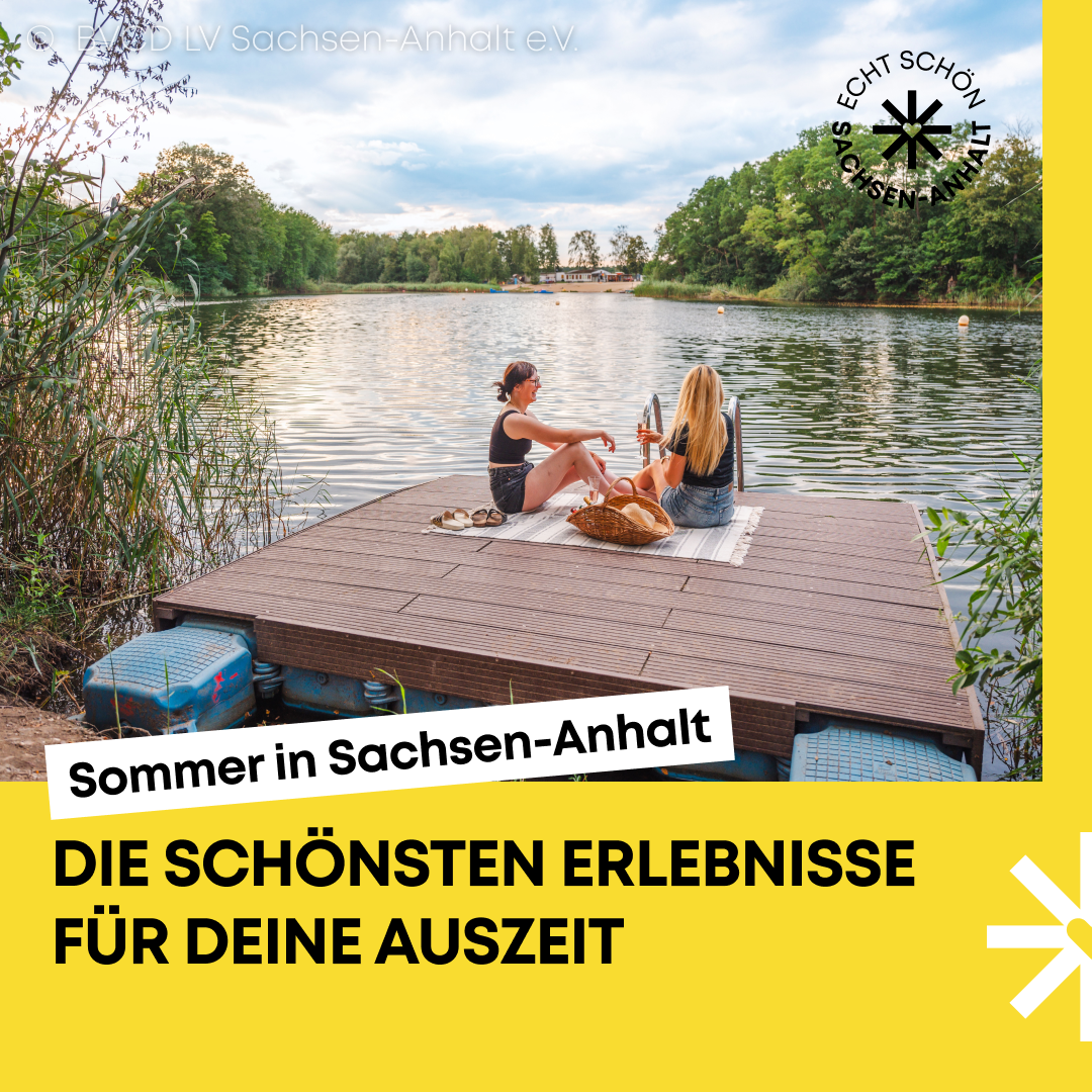 Reiseland Sachsen-Anhalt Facebook ad: Der Sommer in Sachsen-Anhalt wartet auf dich