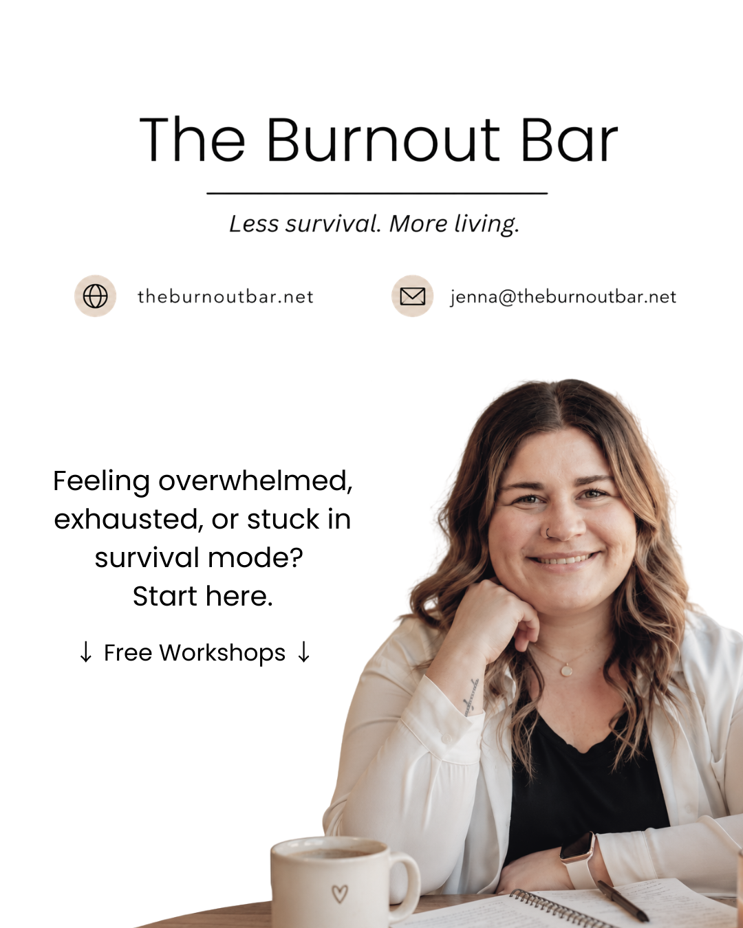 The Burnout Bar Facebook ad: The Burnout Bar | Burnout Recovery, Nervous System Support…