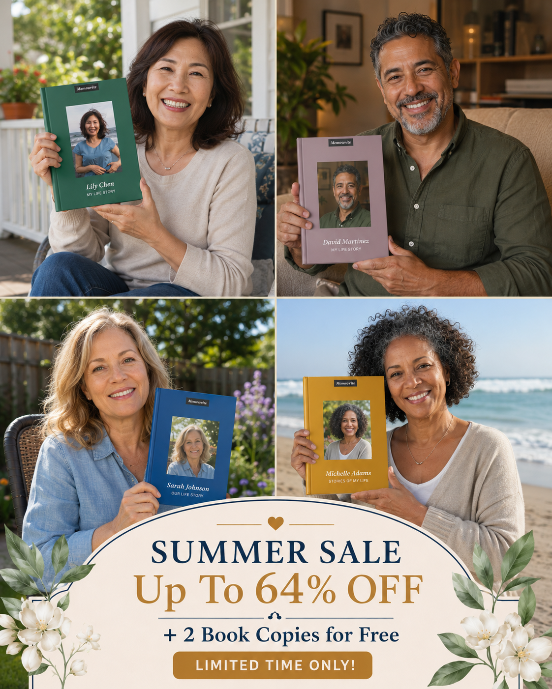 Memowrite Facebook ad