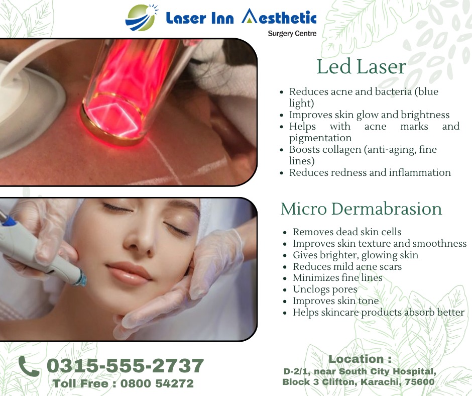 Laser Inn Hair Transplant Facebook ad: Get all cosmetic plastic procedures under one roof