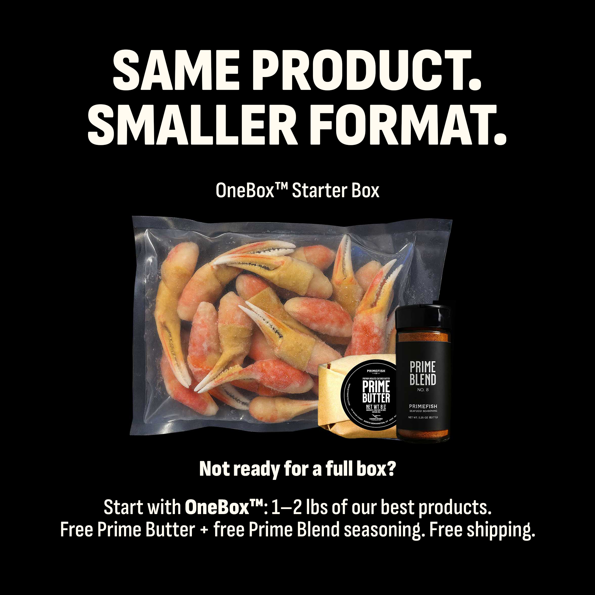 PrimeFish Seafood Co. Facebook ad