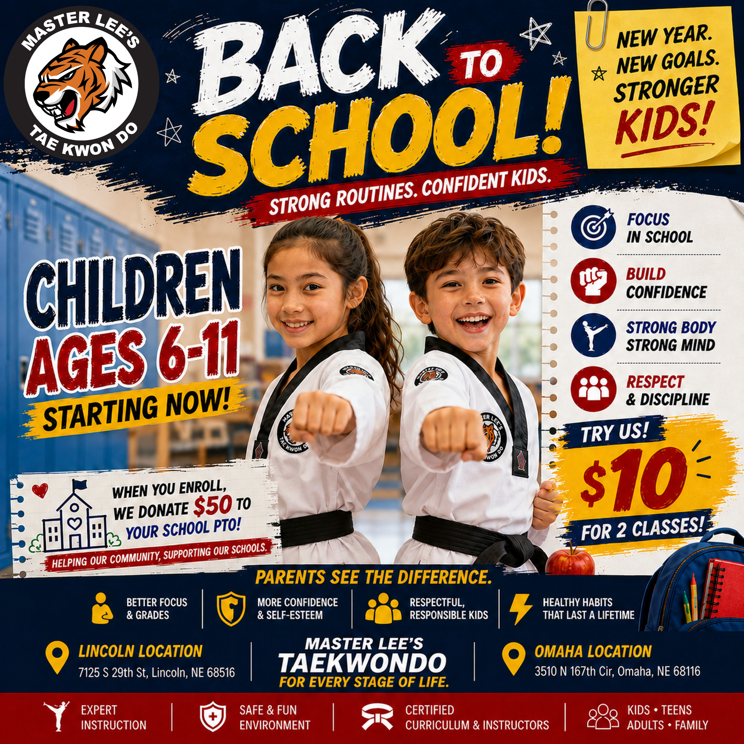 Master Lee's Taekwondo - Elkhorn/Bennington Facebook ad: Master Lee's Taekwondo(Lincoln/Omaha) Martial Arts School