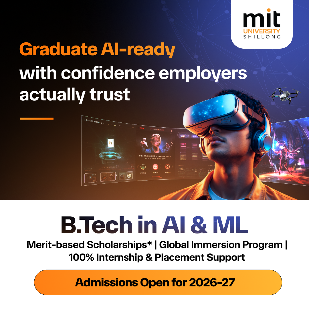 MIT University, Meghalaya Facebook ad
