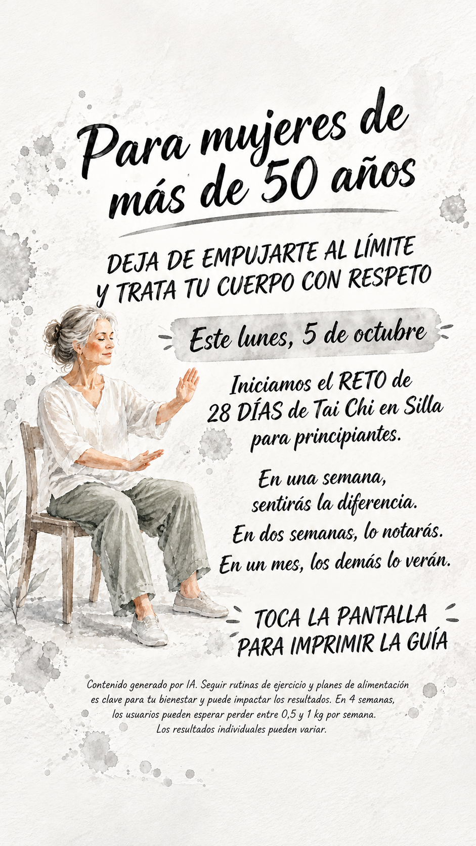 Lori Fitness Facebook ad: ¡Siéntete más fuerte, con más energía y activa…