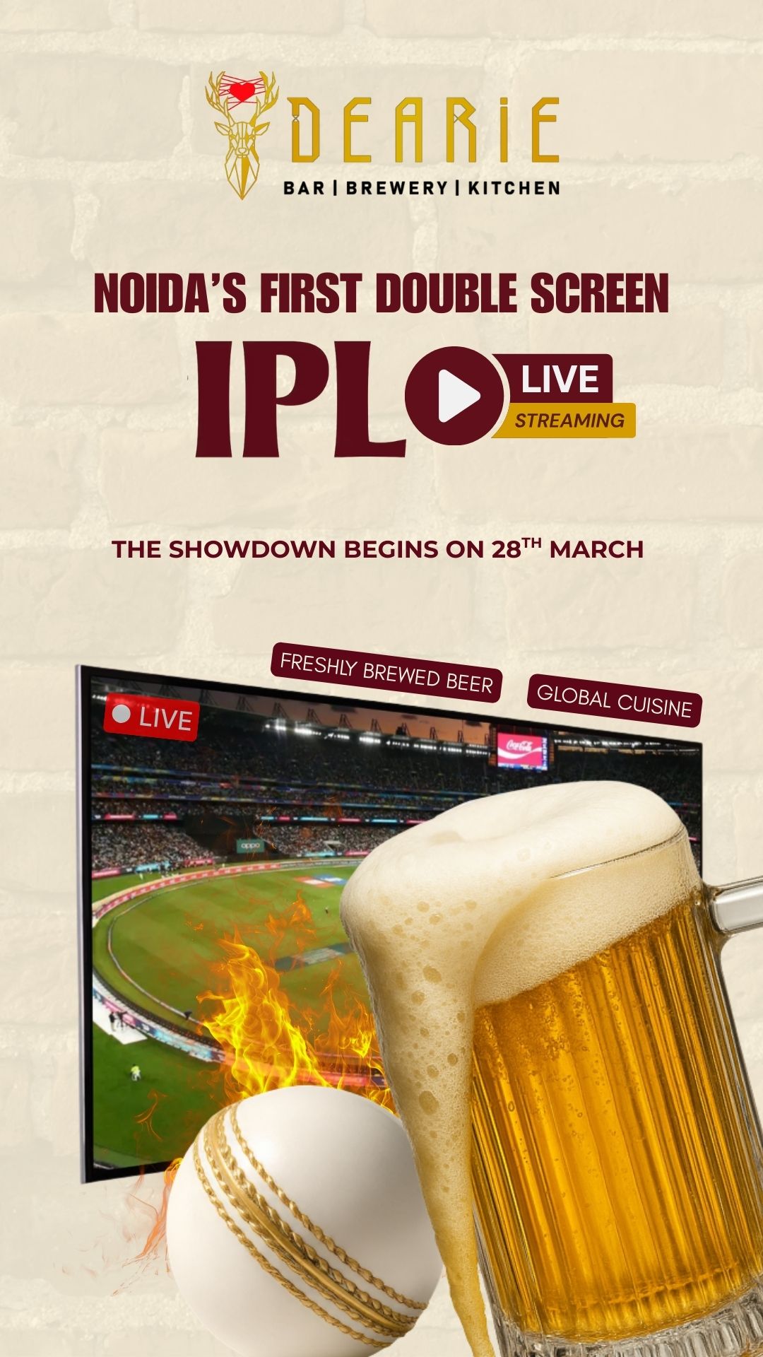 Dearie Noida Facebook ad from Mar 29, 2026