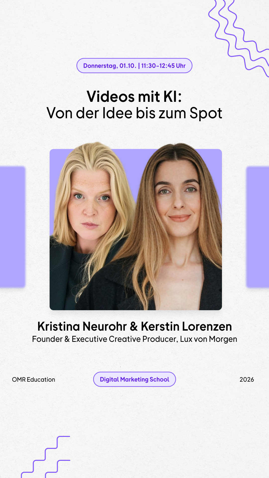 OMR Facebook ad: Dein KI-Onboarding beginnt hier.