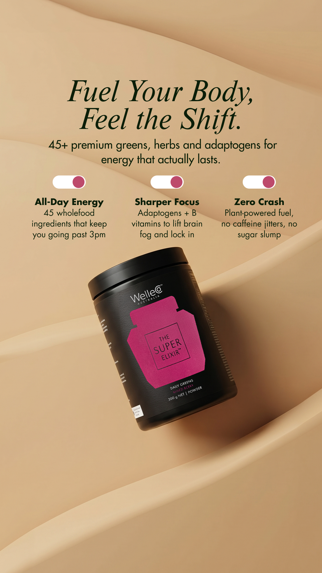 WelleCo Facebook ad