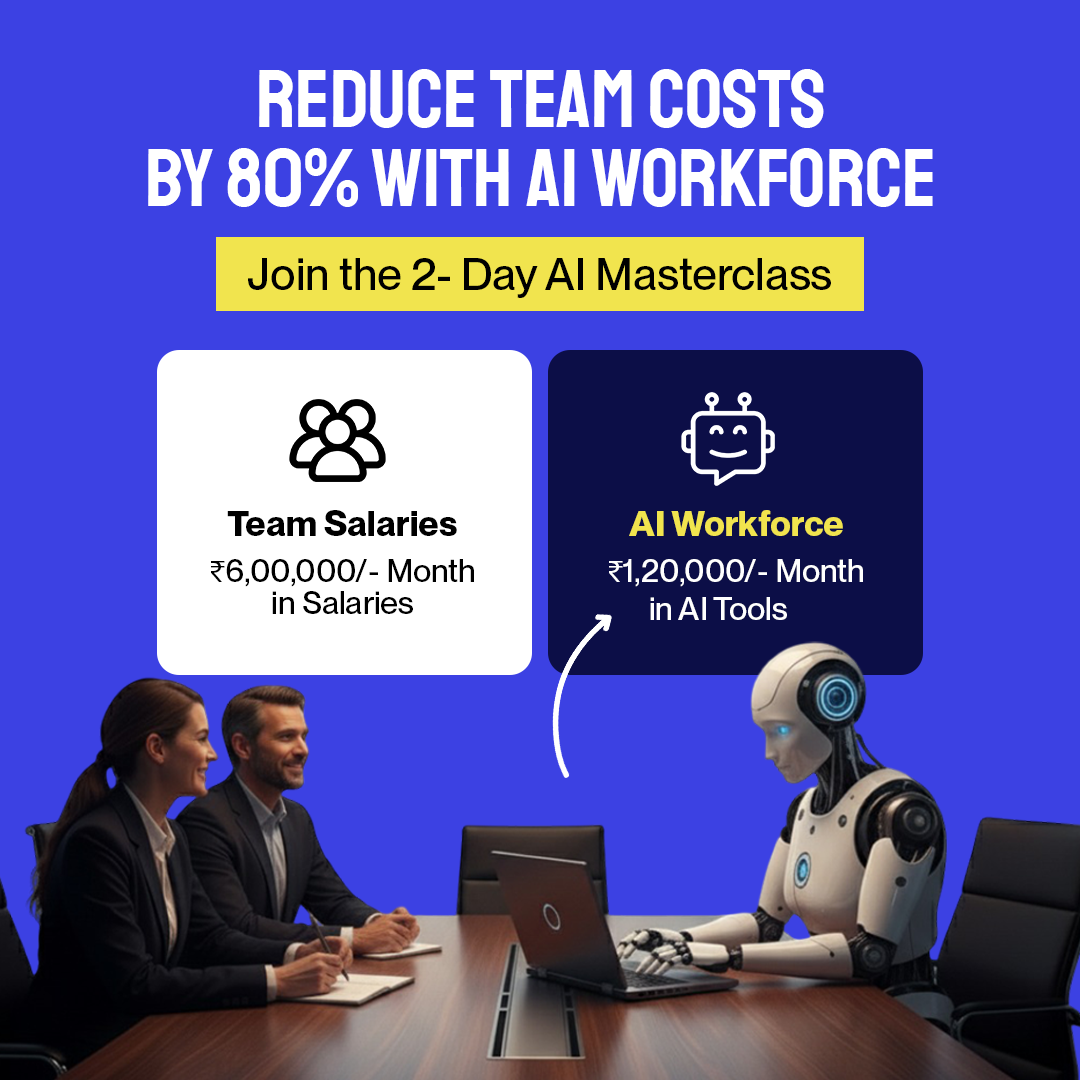 Business Ai Blueprint Facebook ad: Run a ₹50L+ AI-Powered Business on Automation