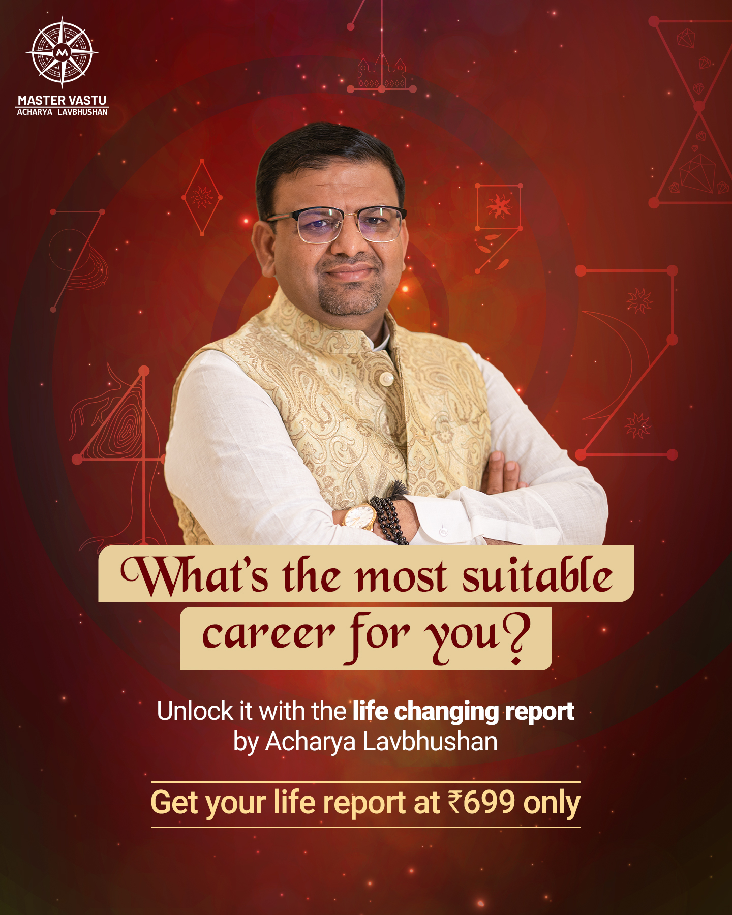 Acharya Lavbhushan Facebook ad: ₹699 Only, Limited Time Offer