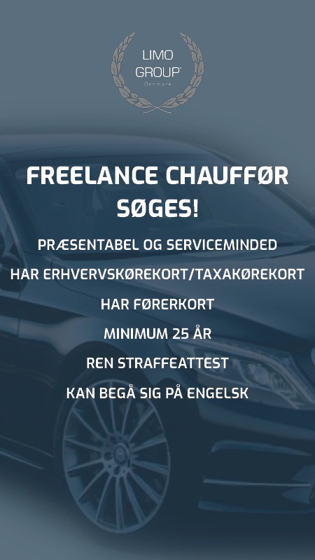 Limo Group Denmark Facebook ad
