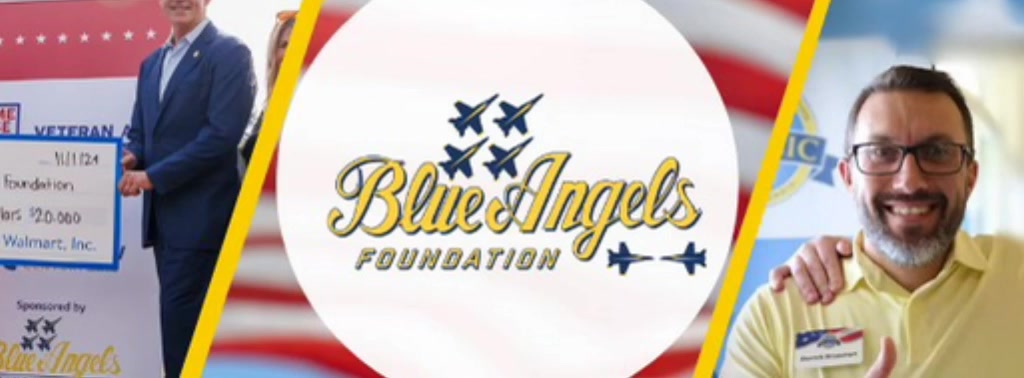 The Blue Angels Foundation Facebook ad: Join the Formation.