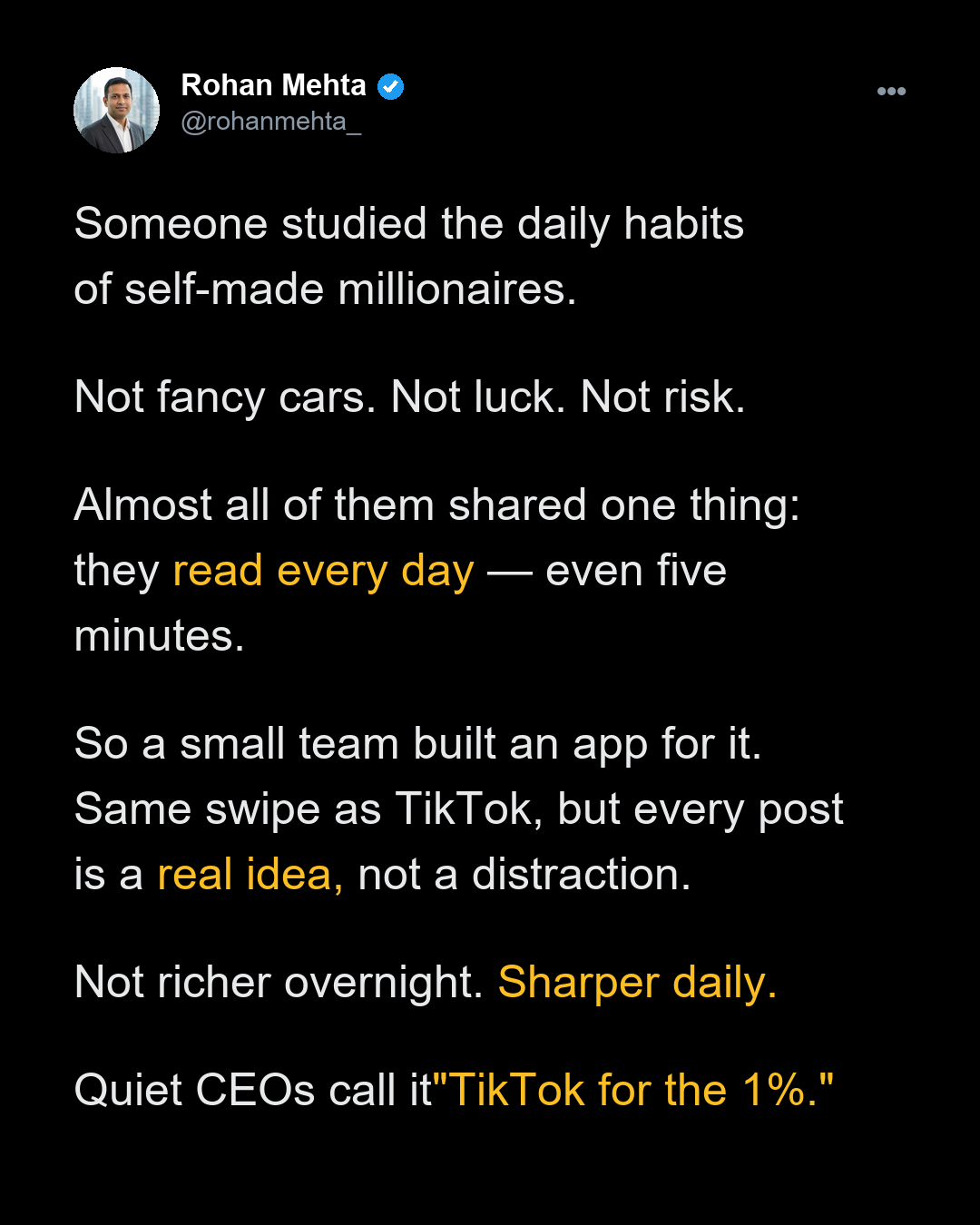Deepstash Facebook ad