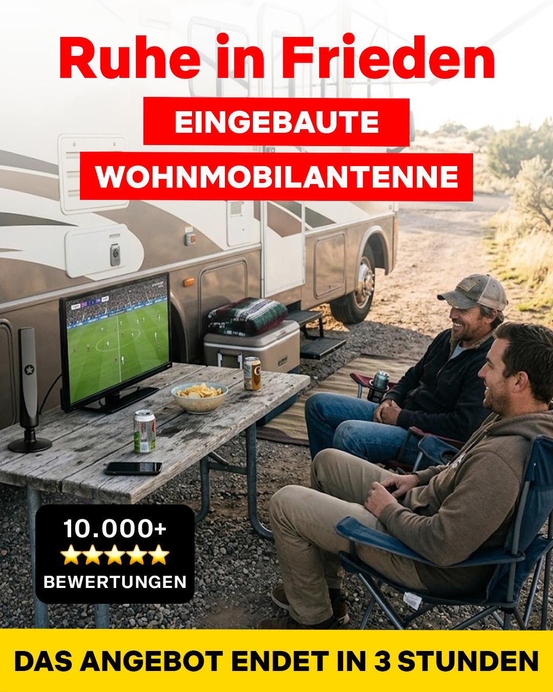 Wavemax - For Smarter Television Facebook ad: Wohnmobilbesitzer steigen auf dieses Produkt um