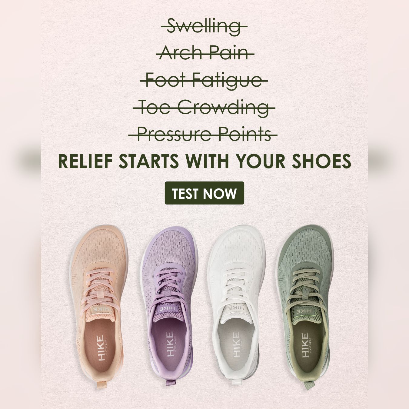 HIKE Footwear Facebook ad