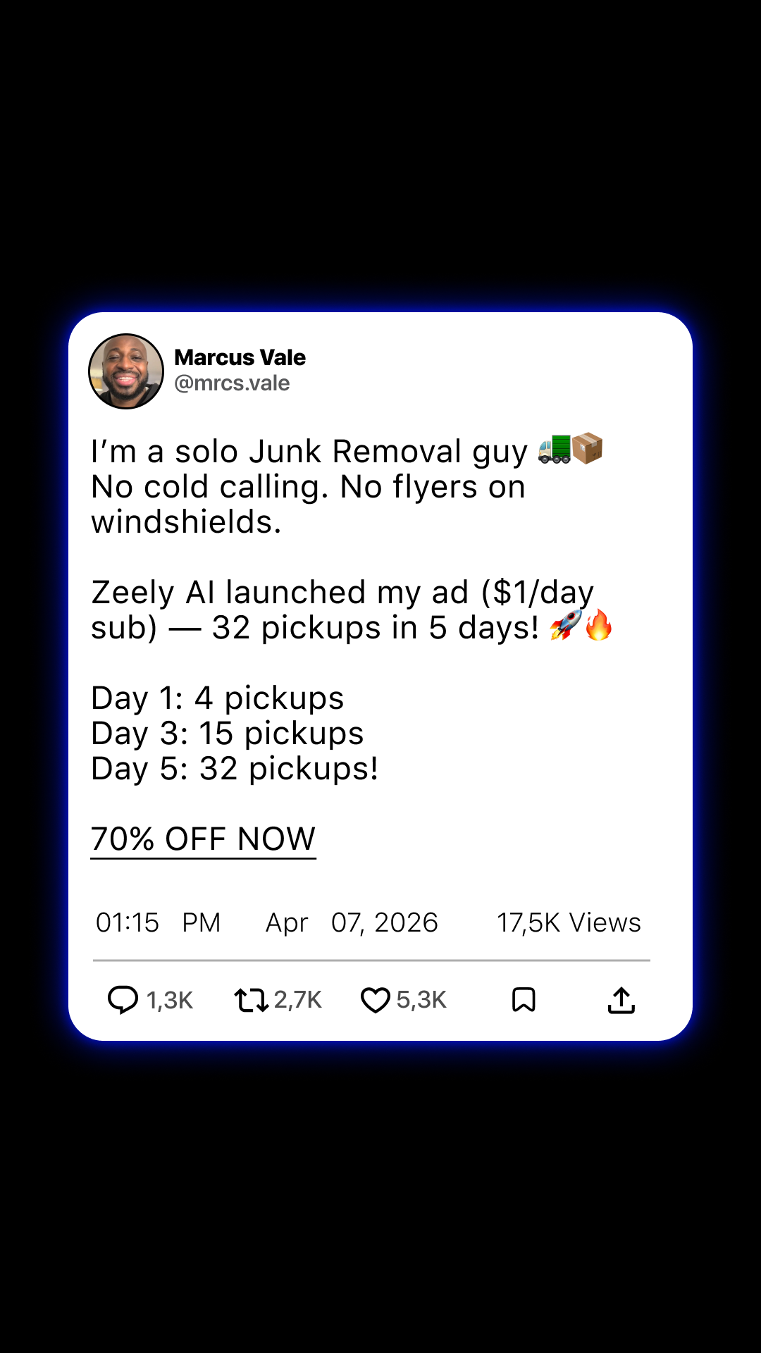 Zeely Facebook ad