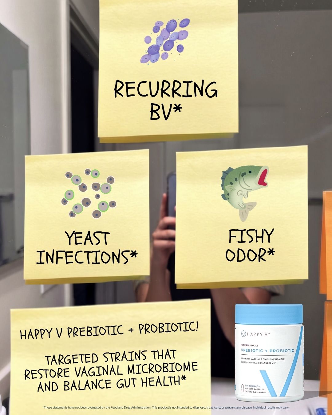 Happy V Facebook ad