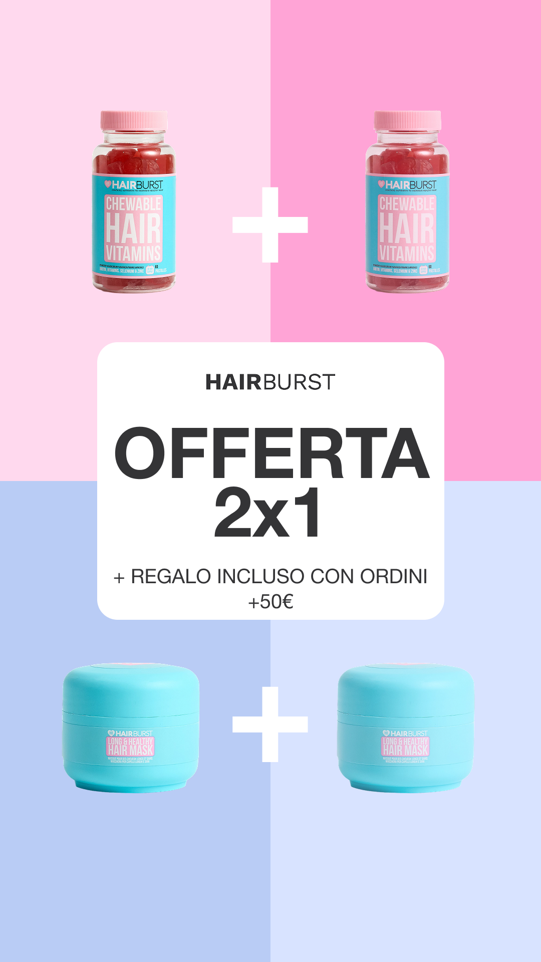 Hairburst Italia Facebook ad