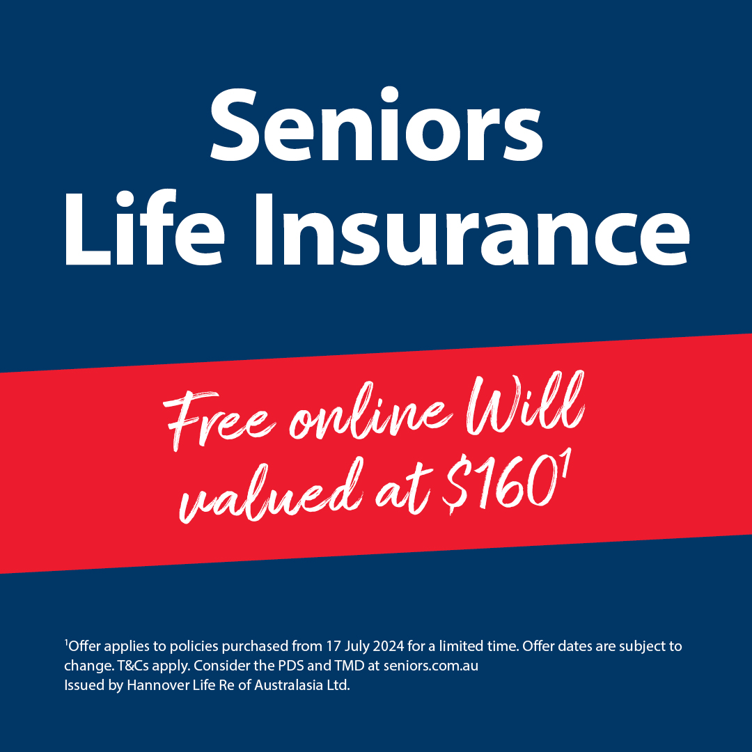 Australian Seniors Insurance Agency Facebook ad