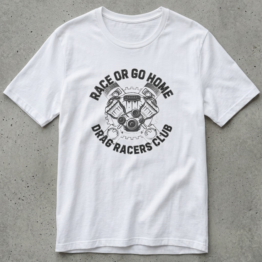 Shirts and Giggles Bazaar Facebook ad: Funny drag racing apparel for racers, crew, and…