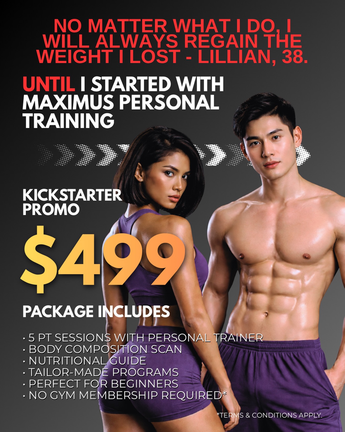 Anytime Fitness Still Road Facebook ad: Stop losing weight… and gaining it back.