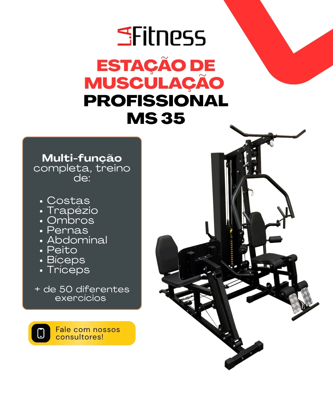 La Fitness Equipamentos Facebook ad