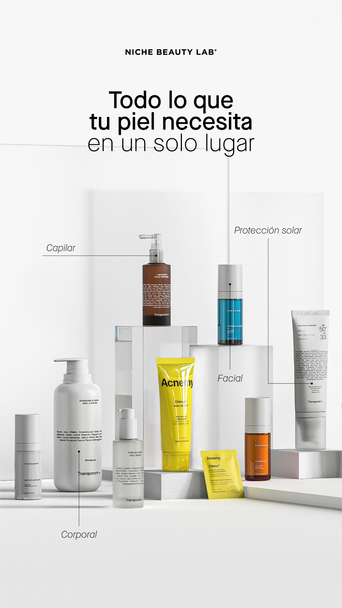 Niche Beauty Lab Facebook ad