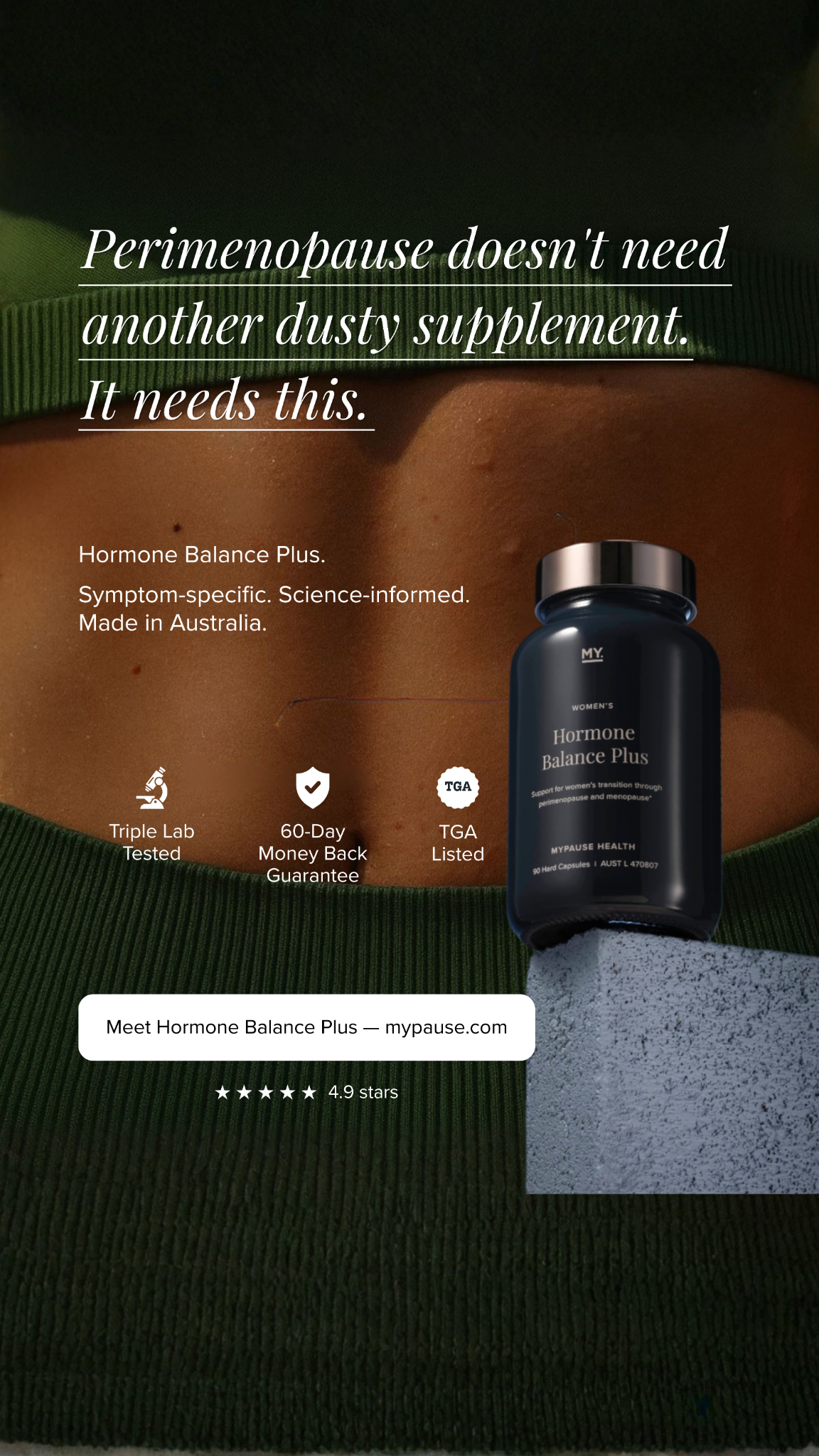 MyPause Health Facebook ad
