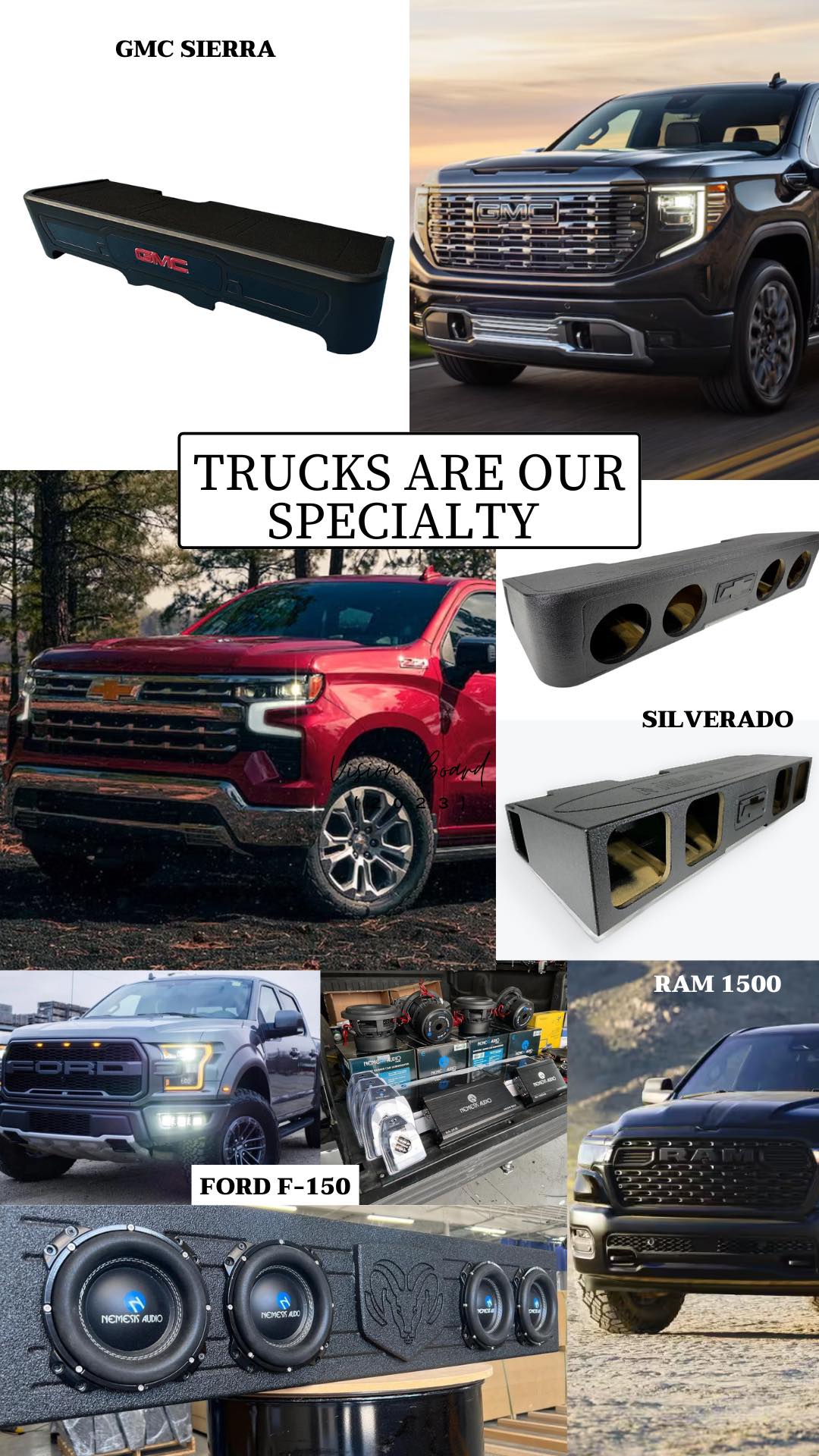AJ Electronics Chicago Facebook ad: **UPGRADE YOUR RIDE WITH PREMIUM SOUND!**
