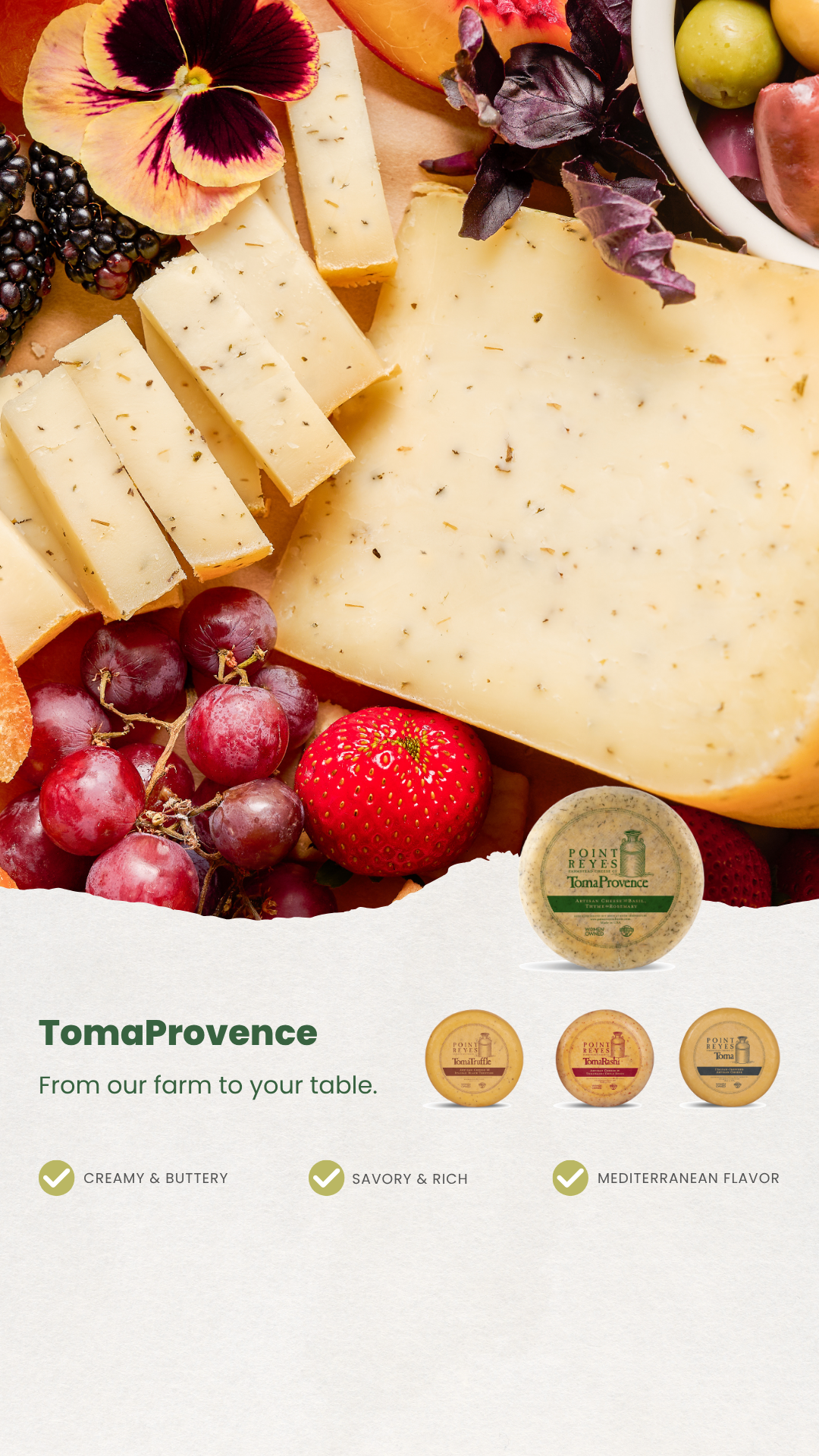 Point Reyes Farmstead Cheese Facebook ad