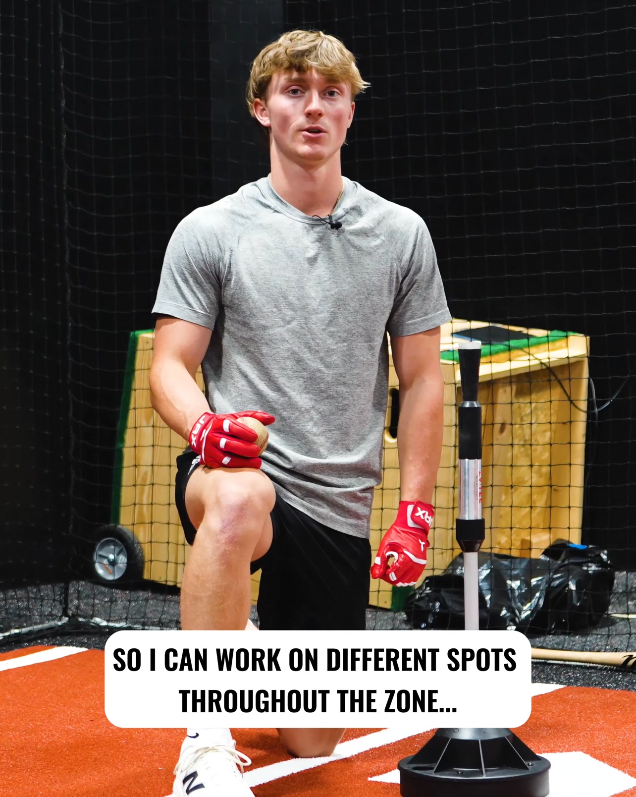 ZV-Tee Facebook ad: Training with ZV-TEE = Increased Batting AVG.